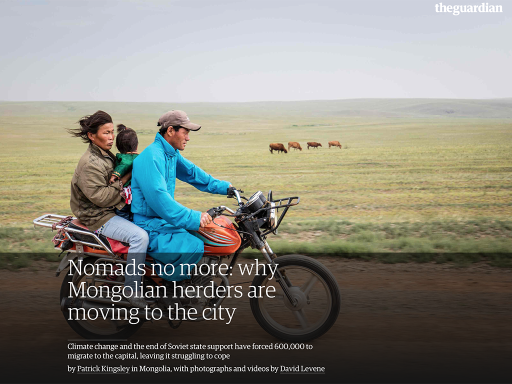 Mongolian Herders, David Levene Photography