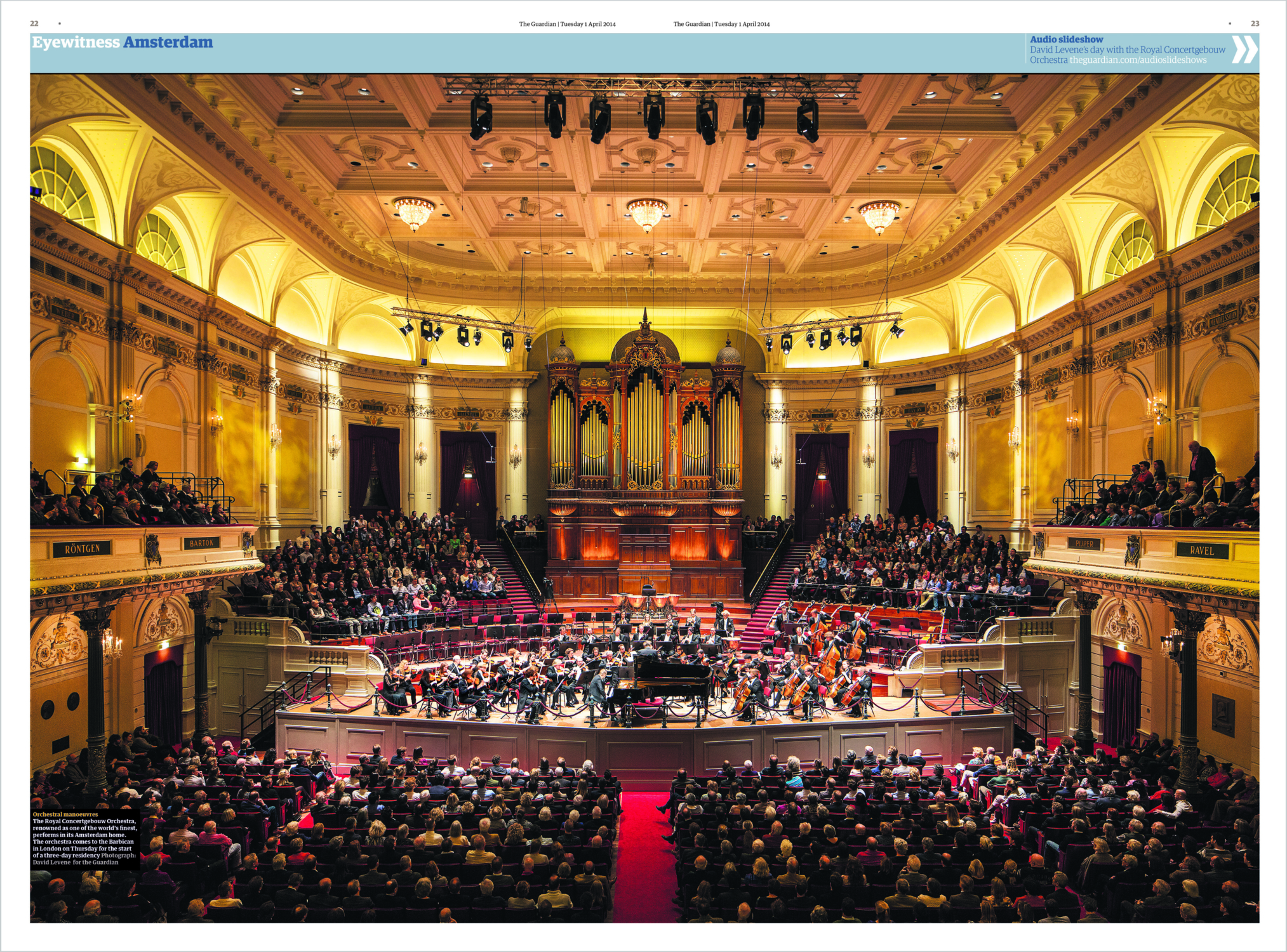 The Royal Concertgebouw Orchestra, David Levene Photography