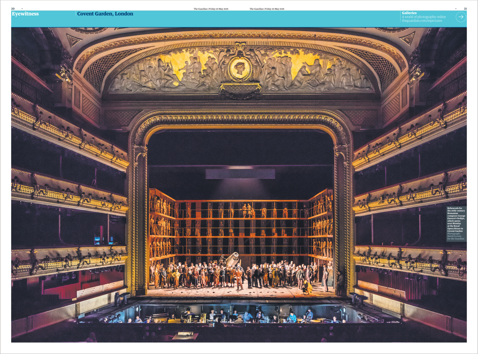 George Enescu, Oedipe, Royal Opera House, David Levene Photography