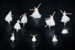 The National Ballet of Japan (NBJ) perform Etudes, during a performance of "Ballet Coffret", a triple bill program showcasing a selection of 20th-century masterpieces. The program, which translates to "jewellery box" in French, features a variety of works, including The Firebird, The Vertiginous Thrill of Exactitude, and Études. The New National Theatre, Tokyo, Japan. Photograph by David Levene 15 March 2025