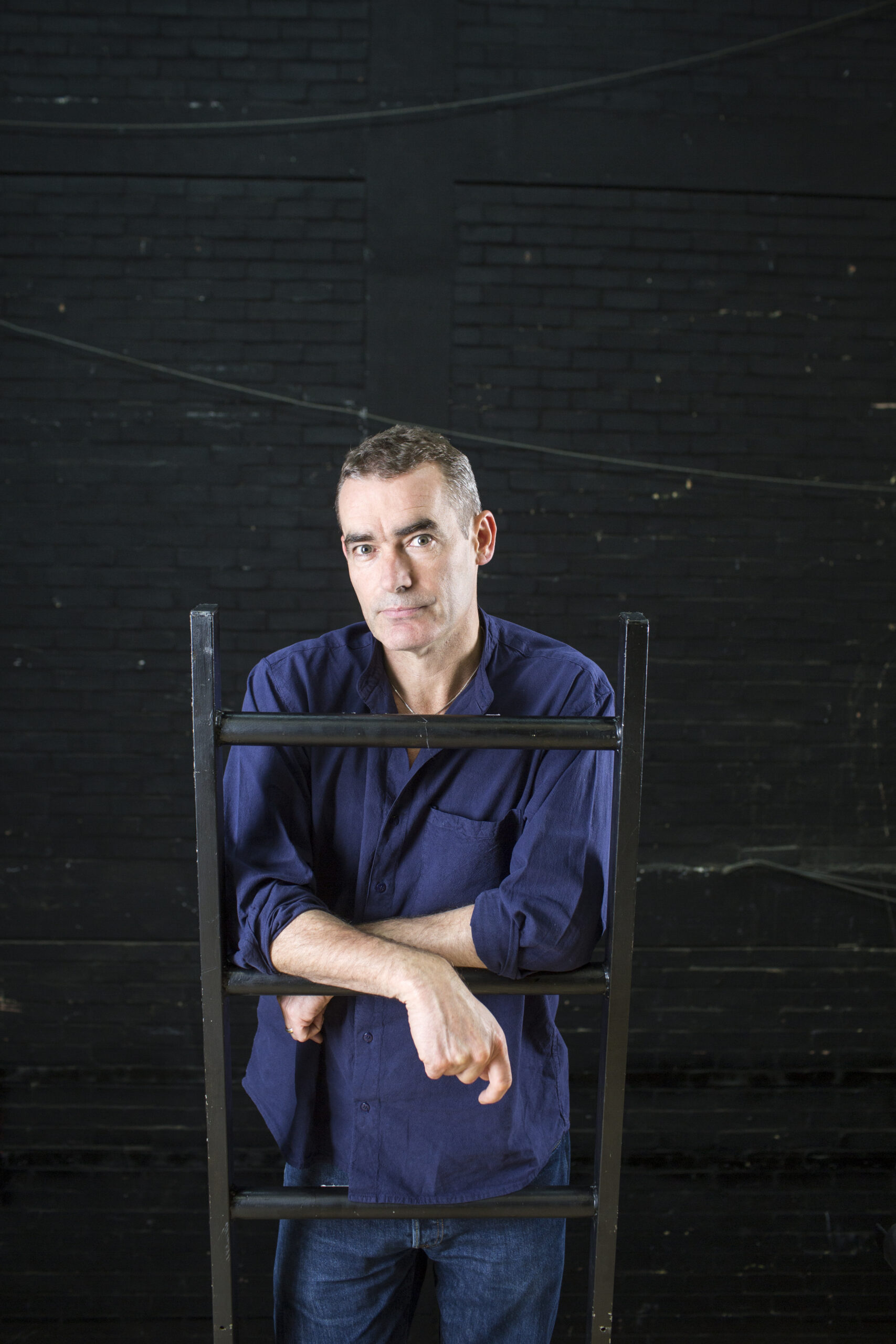 Rufus Norris. Artistic Director of The National Theatre. Photographed backstage at The National Theatre. London. Photograph by David Levene 22 September 2015