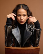 Mati Diop. French-Senegalese filmmaker and actress, recognised as the first Black female director to compete for the Palme d'Or at the Cannes Film Festival. Her debut feature Atlantics won the Grand Prix at Cannes in 2019, establishing her as one of the most significant voices in contemporary world cinema. London. Photographed by David Levene 11 October 2024