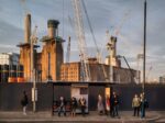 Battersea Power Station undergoing building and refurbishment works to transform the site into a mixed residential and commercial development. London. Photograph by David Levene 9 December 2016