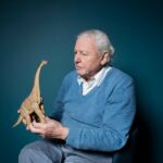 On 24/1/16 on BBC1 Sir David will tell the story of the fossil discovery and reconstruction in Argentina of the largest known dinosaur, a new species of titanosaur. London. Photograph by David Levene 24 January 2016